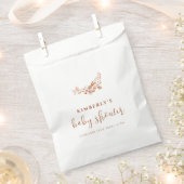 Einfache Kleine Wildblume Boho Kinderdusche Geschenktütchen (Ausgeschnitten)