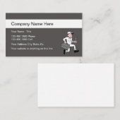 Einfache Klempner-Geschäfts-Visitenkarten Visitenkarte (Vorne/Hinten)