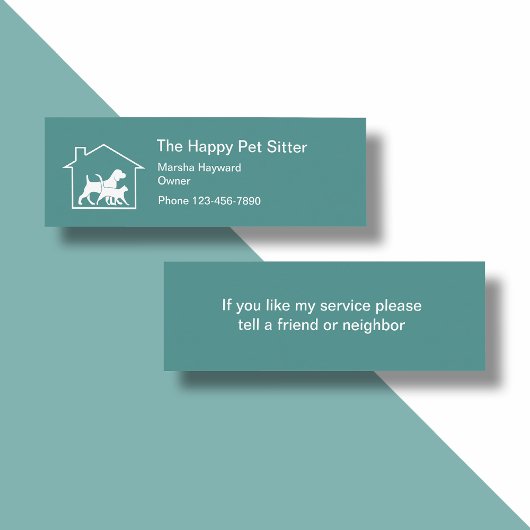 Einfache Kompaktkamera pro Standort Mini Visitenkarte