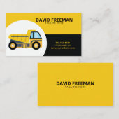 Einfache Konstruktion von Gelb- und Schwarzpult Visitenkarte (Vorne/Hinten)