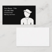 Einfache Kontaktkarten für Männer Visitenkarte (Vorne/Hinten)