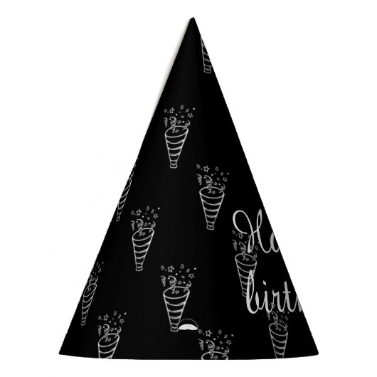 Einfache Kontur Party Partyhütchen (Links)