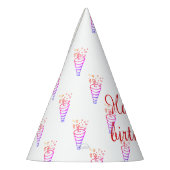 Einfache Kontur Party Partyhütchen (Links)