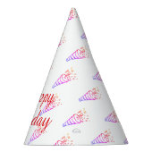Einfache Kontur Party Partyhütchen (Rechts)