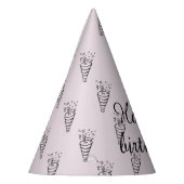 Einfache Kontur Party Partyhütchen (Links)