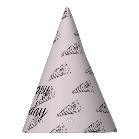 Einfache Kontur Party Partyhütchen (Rechts)