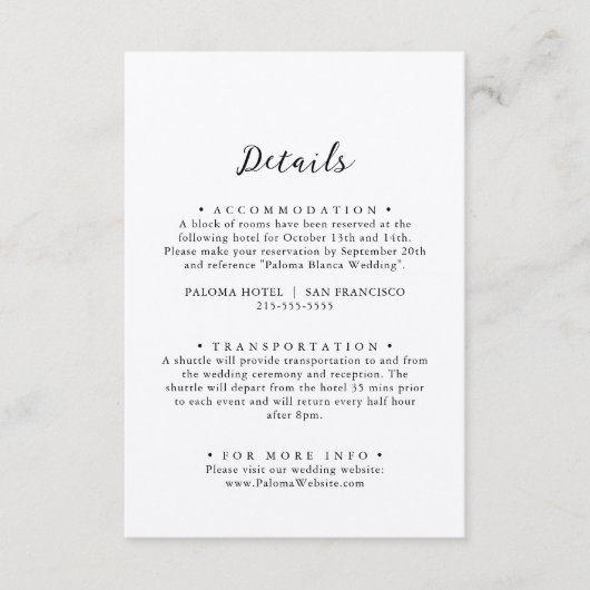 Einfache Kopfdaten der klassischen Kraft Begleitkarte (Vorderseite)