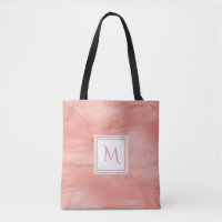 Einfache Korallenrosa Subtile Marmor Modernes Mono