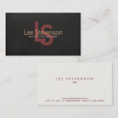 Einfache Kosmetologie Natürliche Schönheit Schwarz Visitenkarte (Vorne/Hinten)