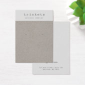 Einfache Kraft Earring Juwelier Display Card (Schreibtisch)