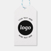 Einfache Kraft für Logos und Text Geschenkanhänger (Vorderseite)