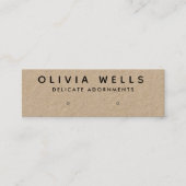 Einfache Kraftkopferdarstellung Mini Visitenkarte (Vorderseite)