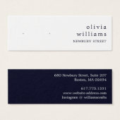 Einfache Kraftpapiersteckkarte (Vorne & Hinten)