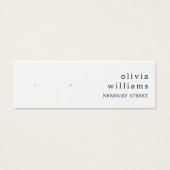 Einfache Kraftpapiersteckkarte (Vorderseite)