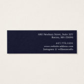 Einfache Kraftpapiersteckkarte (Rückseite)