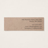 Einfache Kraftpapiersteckkarte (Rückseite)