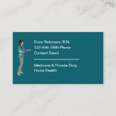 Einfache Krankenversicherungskarten Visitenkarte (Vorderseite)