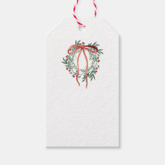 Einfache Kranz-Geschenkkarte Geschenkanhänger
