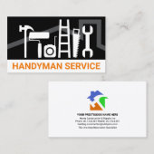Einfache, kreative Handyman-Tools auf dem Dach Visitenkarte (Vorne/Hinten)