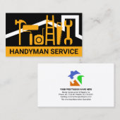 Einfache kreative Handyman-Tools - Dachfenster Visitenkarte (Vorne/Hinten)