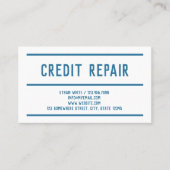 🤝 einfache Kreditreparatur Visitenkarte (Vorderseite)
