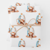 Einfache Krippenlandschaft Mary Joseph Weihnachten Geschenkpapier Set (Beispiel)
