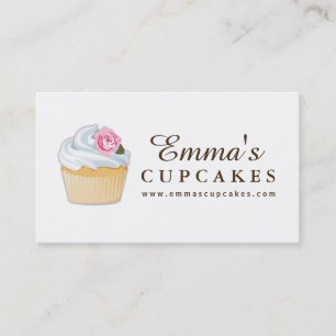 Einfache kundengerechte Kuchen-Visitenkarte Visitenkarte