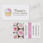 Einfache kundengerechte Kuchen-Visitenkarte Visitenkarte (Vorne/Hinten)