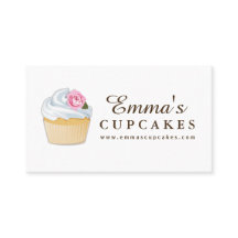 Einfache kundengerechte Kuchen-Visitenkarte