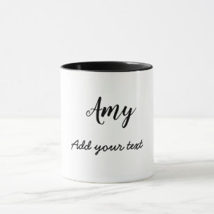 einfache, kundenspezifische Bezeichnung monogram c Tasse
