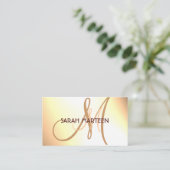 Einfache kundenspezifische Monogrammkarten der Visitenkarte (Stehend Vorderseite)