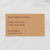 Einfache kundenspezifische Monogrammkarten der Visitenkarte (Rückseite)