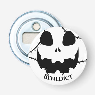 Einfache Kürbisgesicht Halloween Jack-o-Laternen N Flaschenöffner