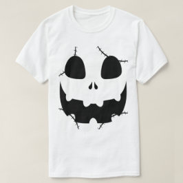 Einfache Kürbisgesicht Halloween-Jack-o-Laternen T-Shirt