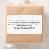 Einfache Labels für Berufliche Produkte (Insitu)