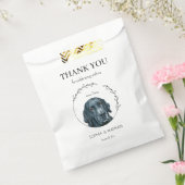 Einfache Labrador Retriever Dog Wedding Vielen Dan Geschenktütchen (Versiegelt)