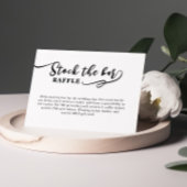 Einfache Lagerung des Bar im Brautparty Begleitkarte