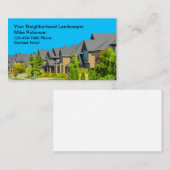 Einfache Landschaft im Nachbarschaftsraum Visitenkarte (Vorne/Hinten)