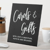 Einfache Lässige Handschriftenkarten und Geschenke Sockelschild (In Situ)