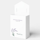 Einfache Lavendel-Hochzeit Geschenkschachtel (Geöffnet)