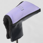 Einfache Lavender Personal Initial Golf Headcover (3/4 Vorderseite)
