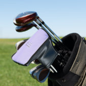 Einfache Lavender Personal Initial Golf Headcover (In Situ)