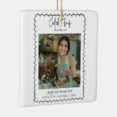 Einfache Leaf-Beerdigung - Lebensfeier Keramikornament (Rechts)