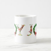 Einfache Lebensfreude am Weihnachtskranz extravaga Kaffeetasse (Mittel)