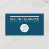 Einfache Lebensversicherungskarten Visitenkarte (Vorderseite)