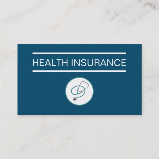 Einfache Lebensversicherungskarten Visitenkarte (Vorderseite)