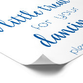 Einfache Leckerei für Tanzfüße | French Blue Event Poster (Ecke)