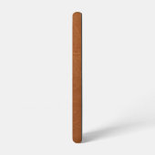 Einfache Leder Luxus Gold Monogram Samsung Galaxy Hülle (Linke Seite)