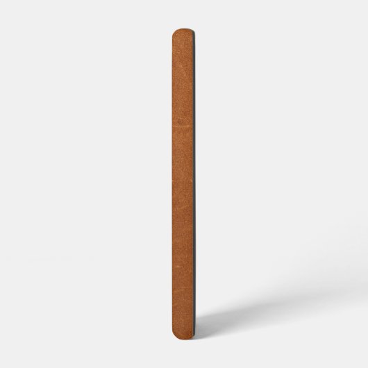 Einfache Leder Luxus Gold Monogram Samsung Galaxy Hülle (Linke Seite)