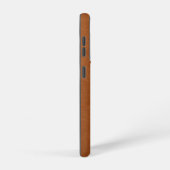 Einfache Ledergoldmonogramm Samsung Galaxy Hülle (Rechte Seite)